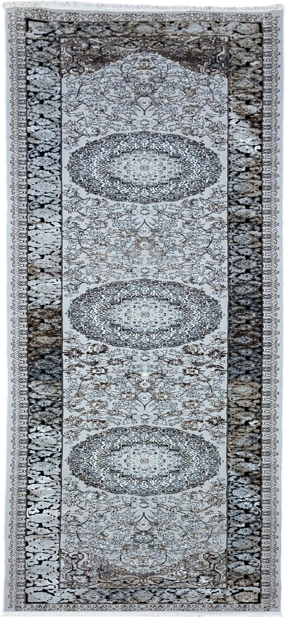 Ковёр Готовая турецкая ковровая дорожка Isfehan с бахромой