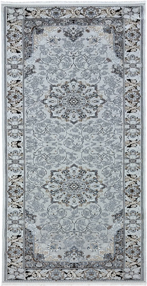 Ковёр Готовая турецкая ковровая дорожка Isfehan с бахромой